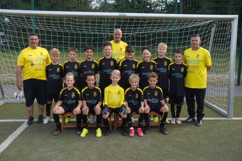 Mannschaftsfoto der Fussball E1-Jugend des SC Buschhausen 1912 e. V.